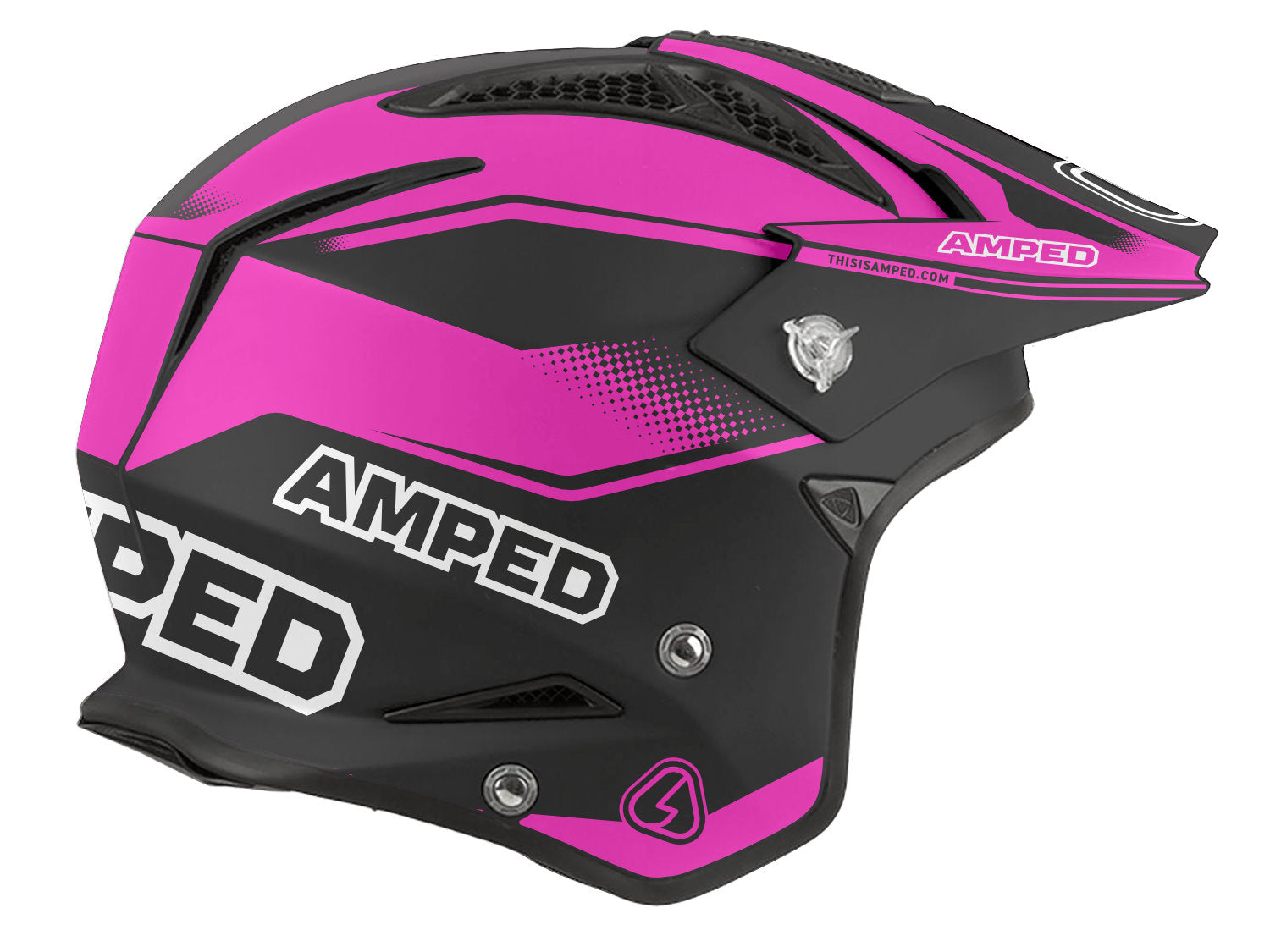Amped MK2 Airoh Trials Helmet Stickers - P