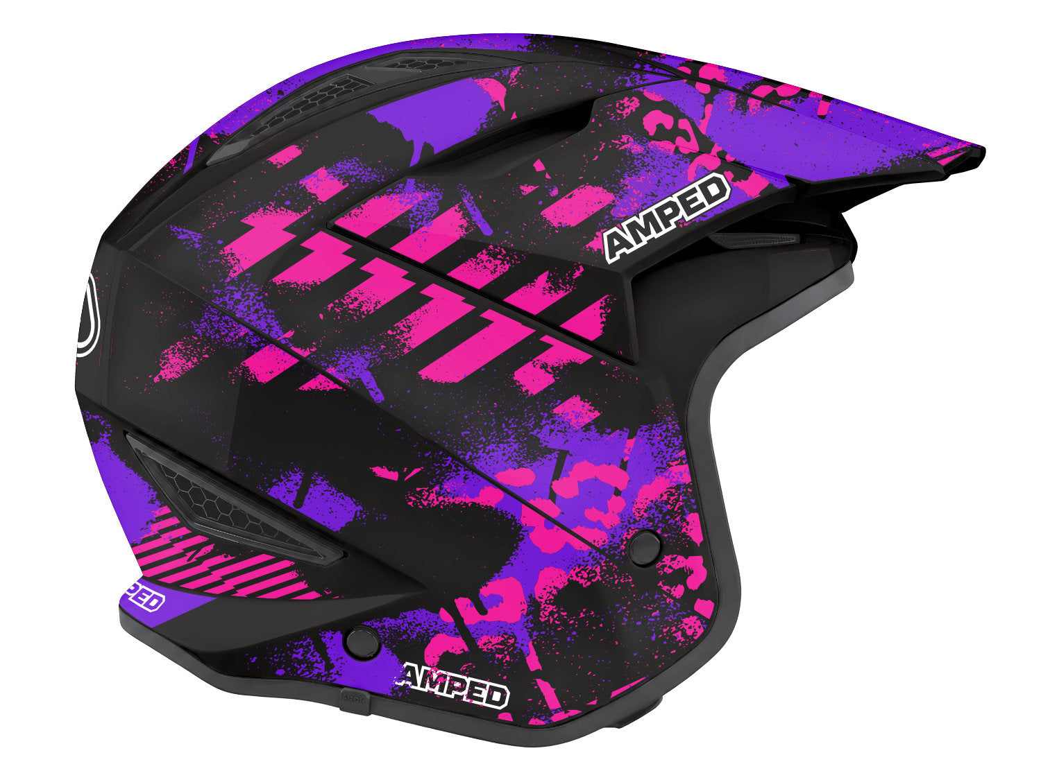 Amped Aftershock Airoh TRR 2 Trials Helmet Stickers
