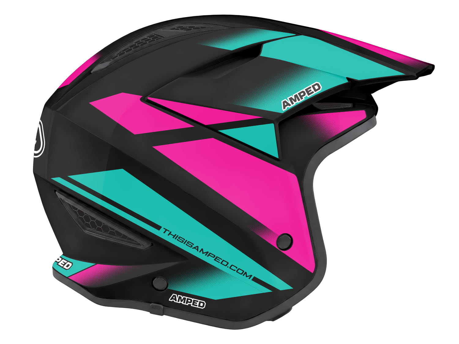 Amped Motion Airoh TRR 2 Trials Helmet Stickers - BPT