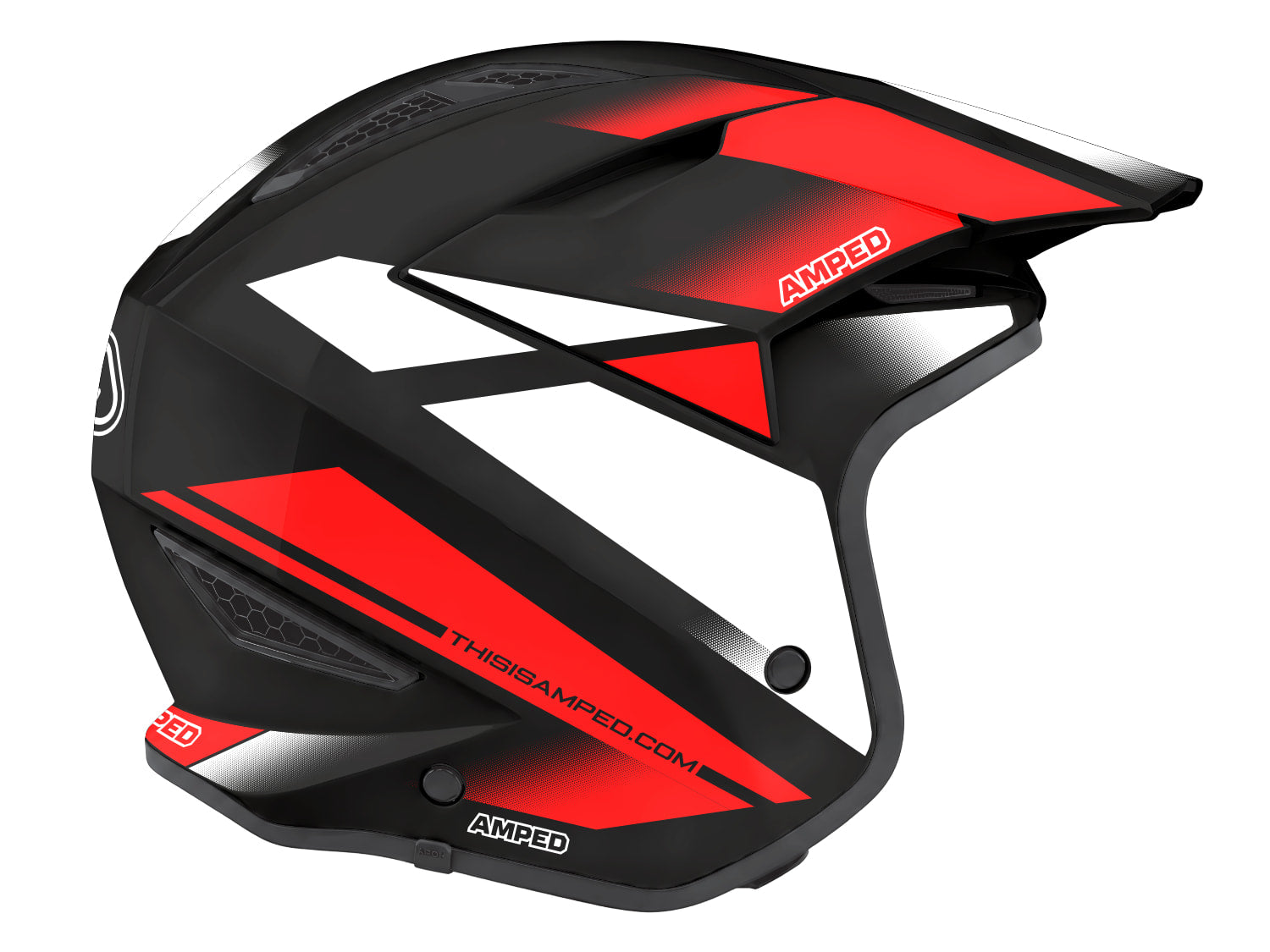 Amped Motion Airoh TRR 2 Trials Helmet Stickers - BRW