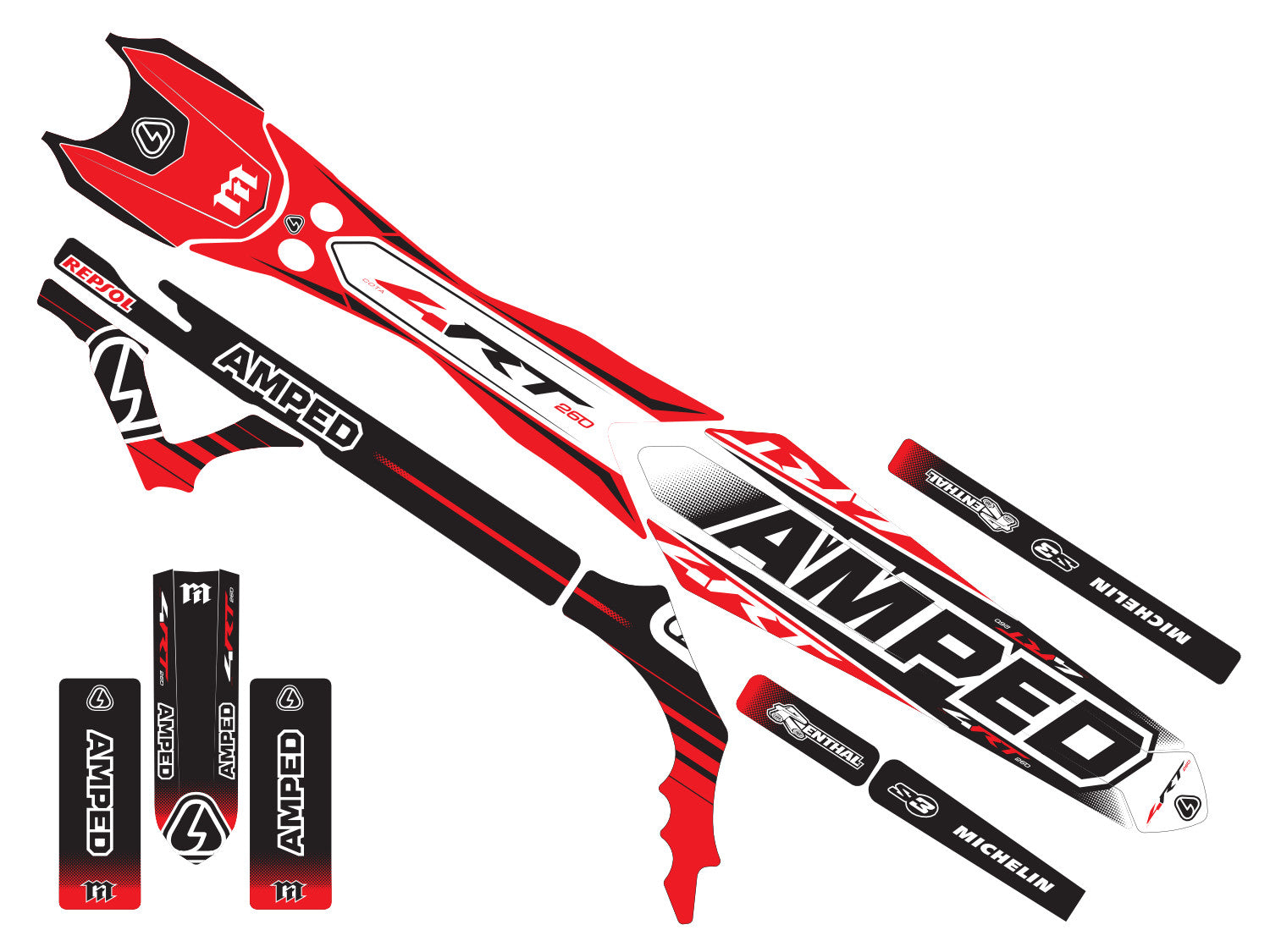 Amped Montesa 4RT Trials Graphics