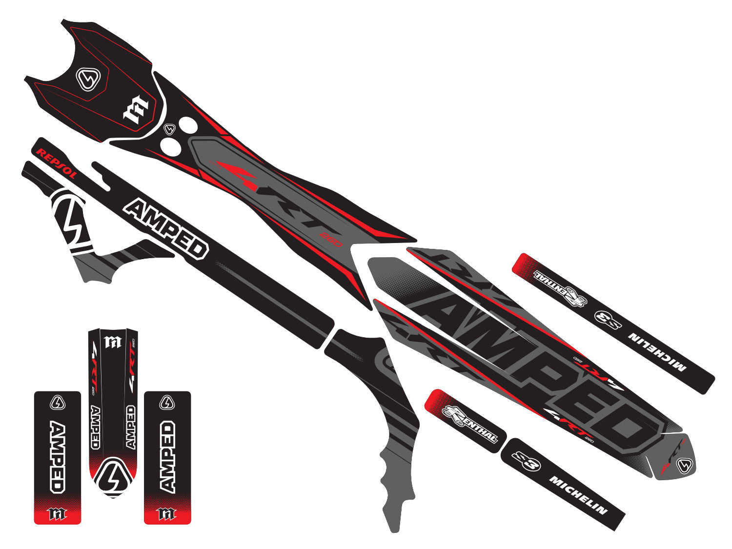 Amped Montesa 4RT Trials Graphics