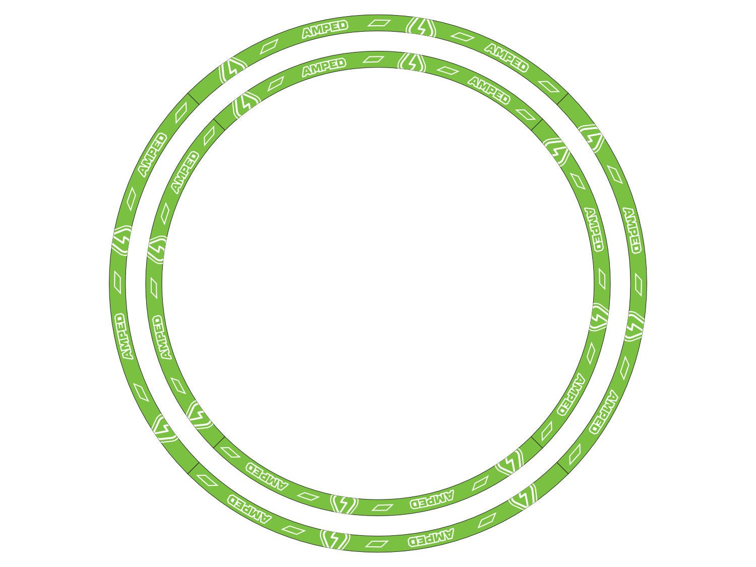Amped Rim Stickers