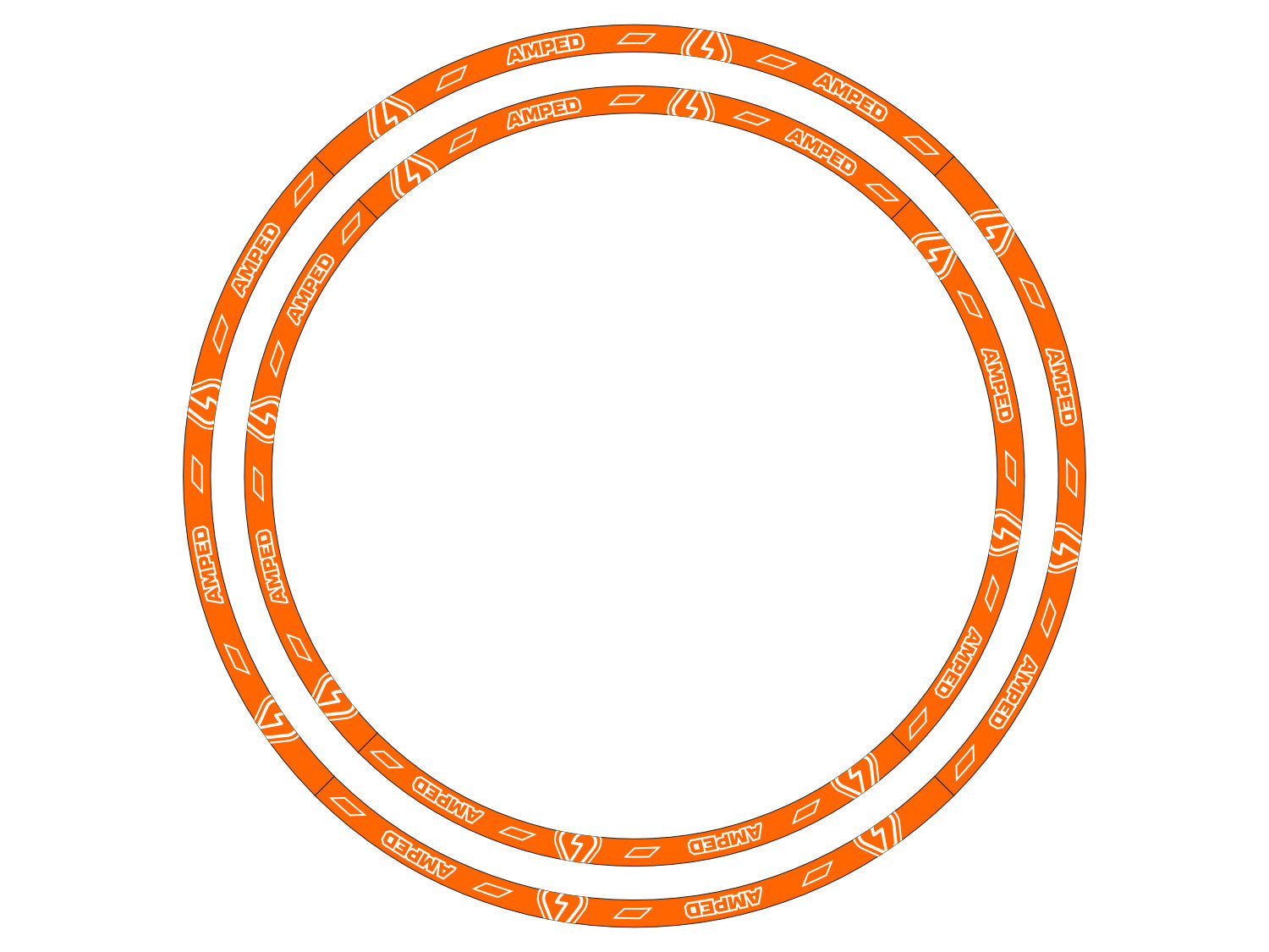 Amped Rim Stickers