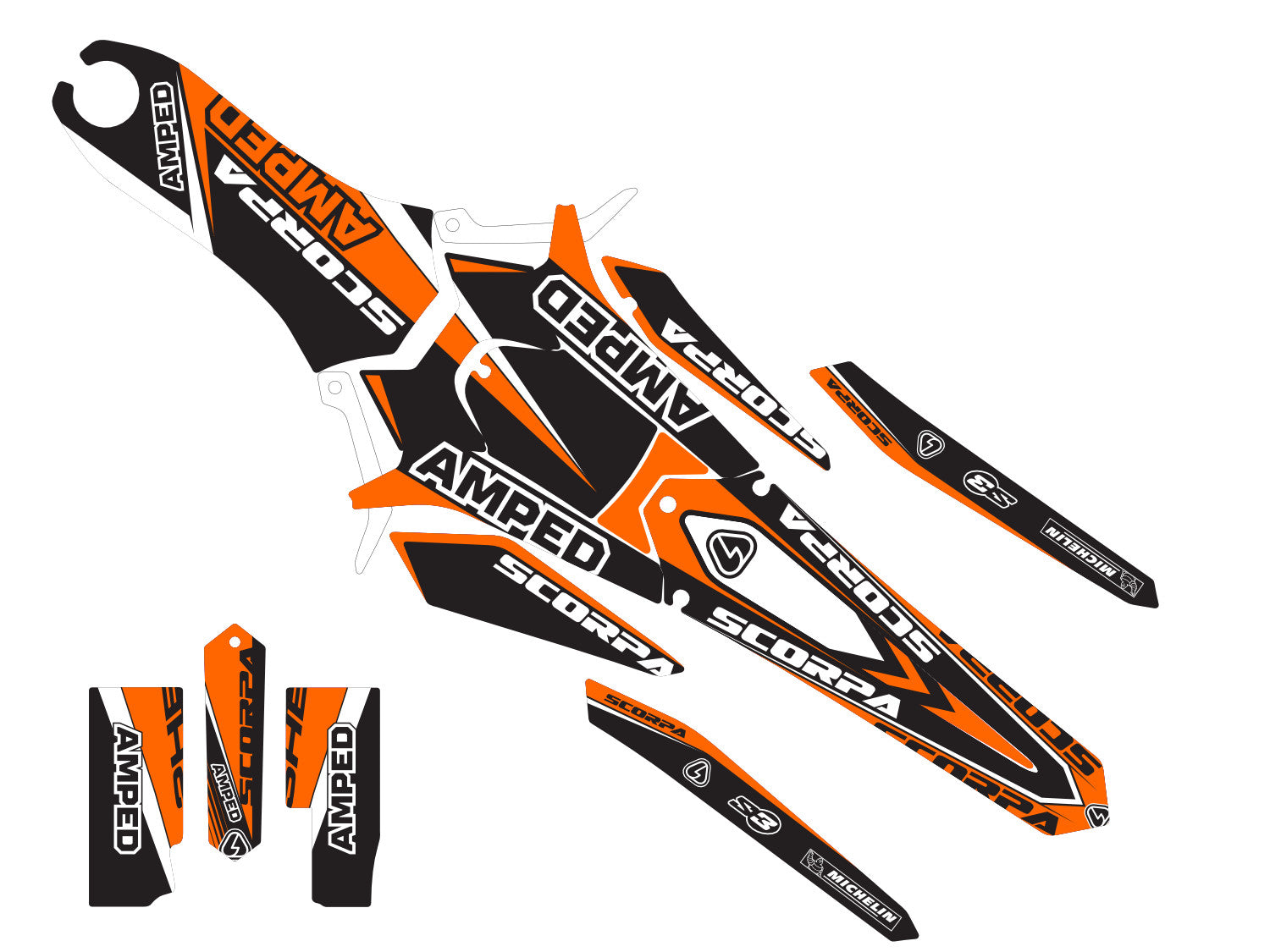 Amped Scorpa Trials Graphics