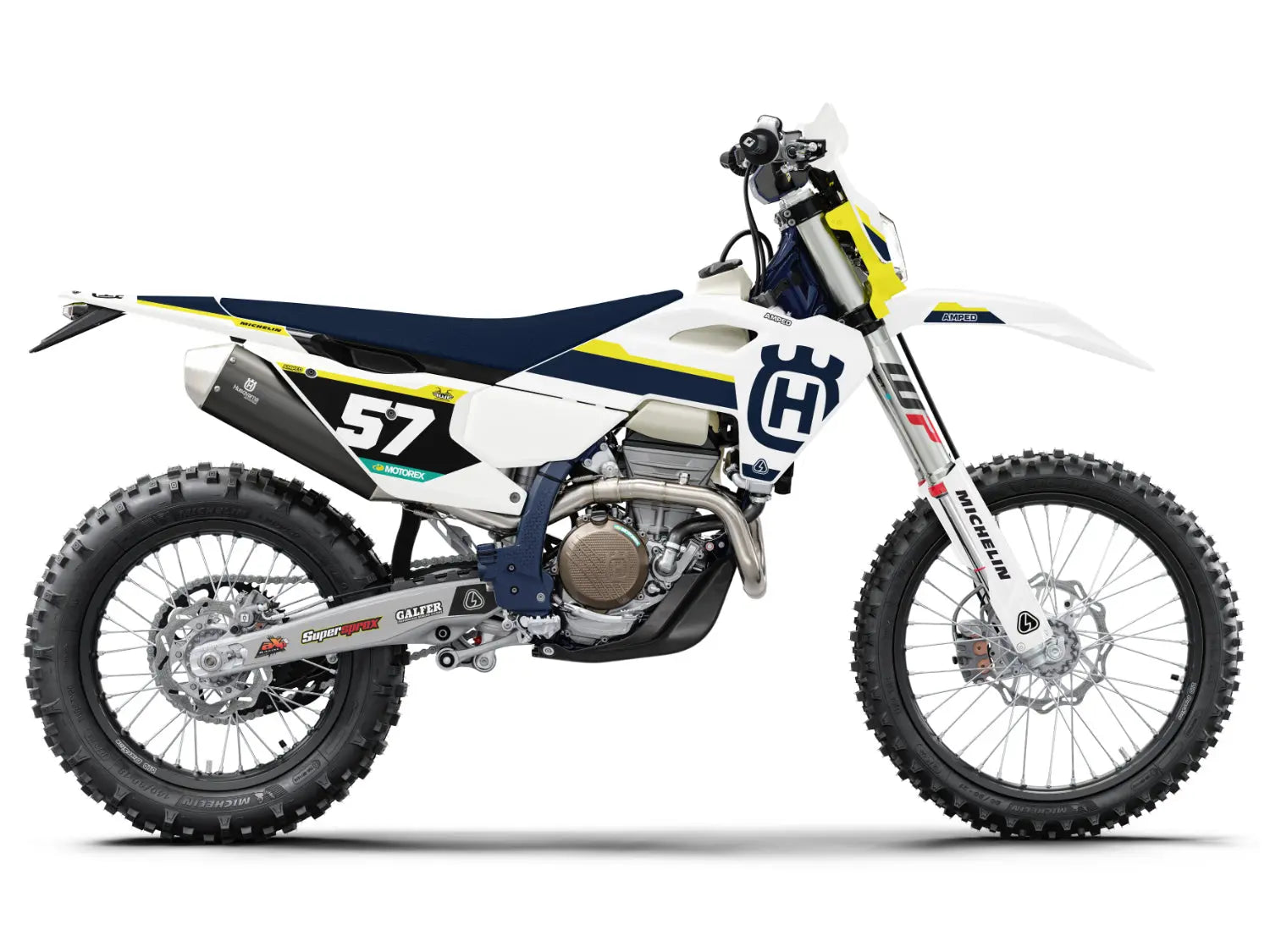 Block Husqvarna FE/TC Graphics - YBlu - Amped