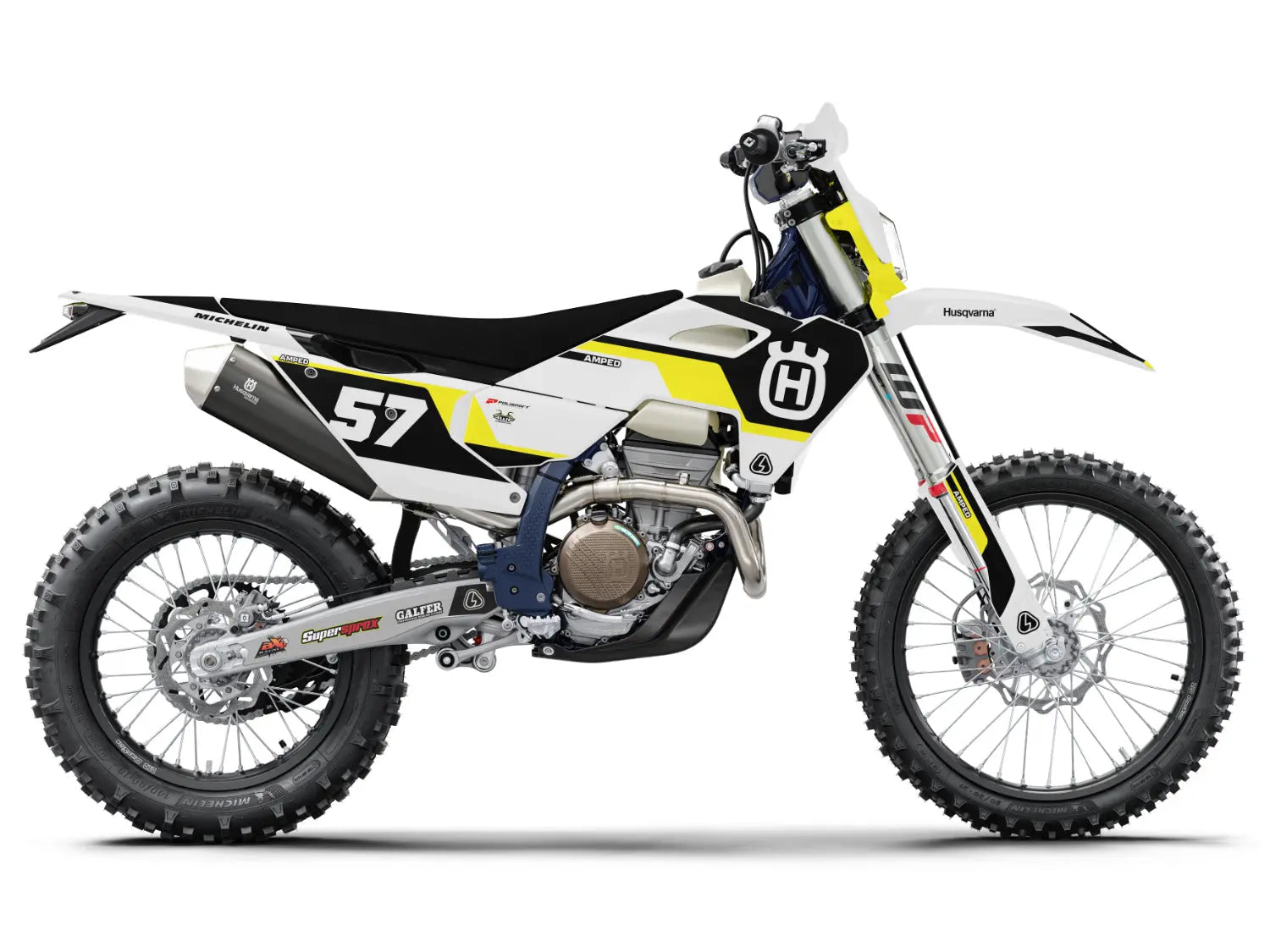 Course Husqvarna FE/TC Graphics - WYBlk - Amped