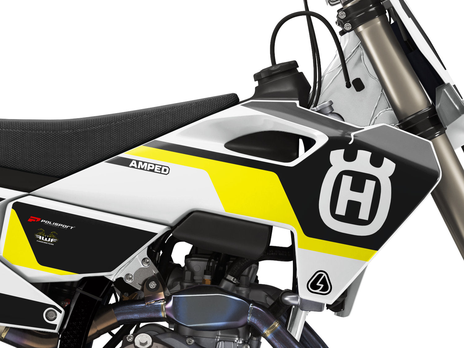 Course Husqvarna FC/TC Graphics - BlkY Close up