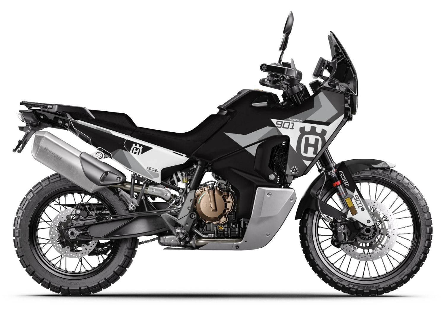 Husqvarna Norden Graphics Prism in Black by Amped
