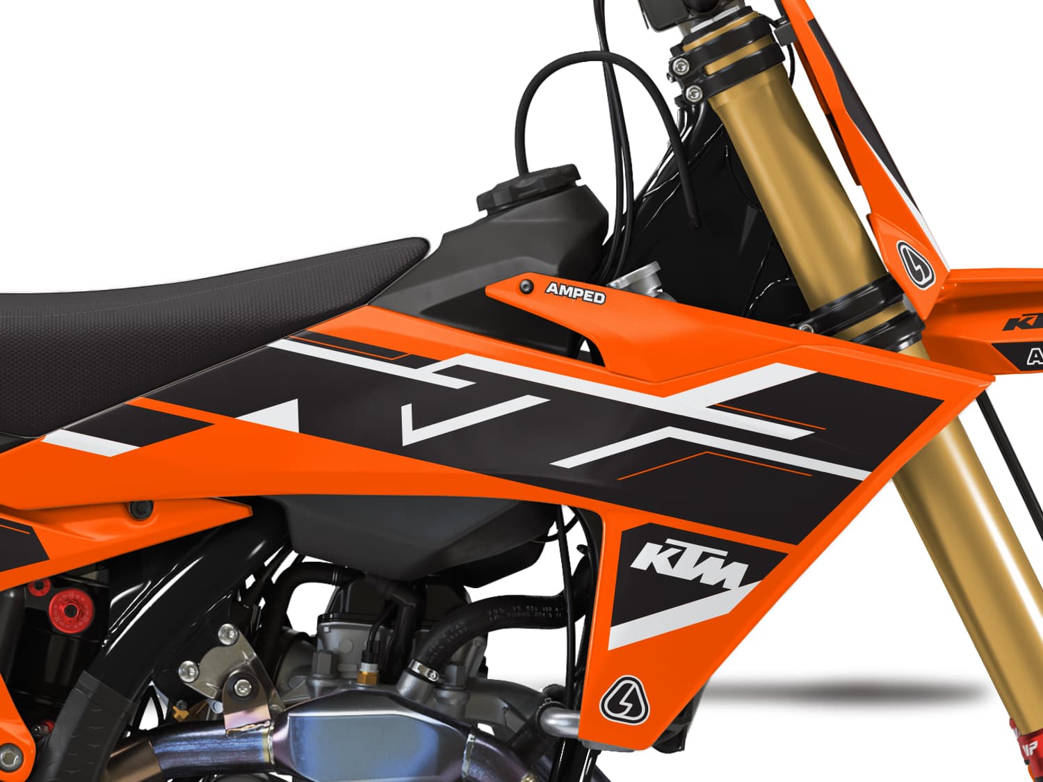 Aero KTM SXF Graphics - OB Close up