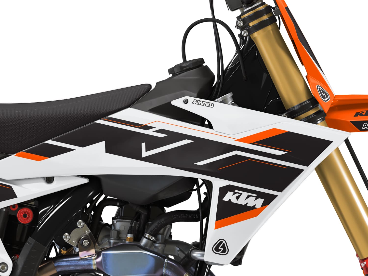 Aero KTM SXF Graphics - WB Close up