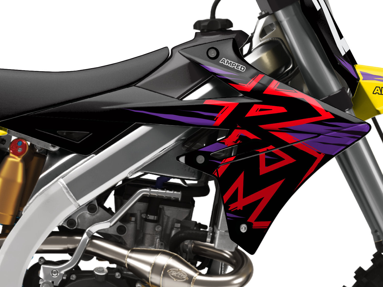 Wild Suzuki RM-Z Graphics - BRP Close up