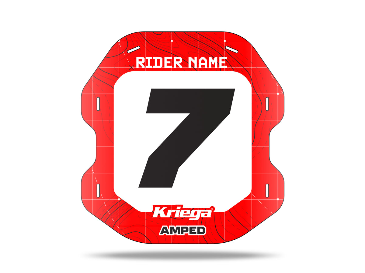 Kriega Hydro Race Graphics - Topo Red
