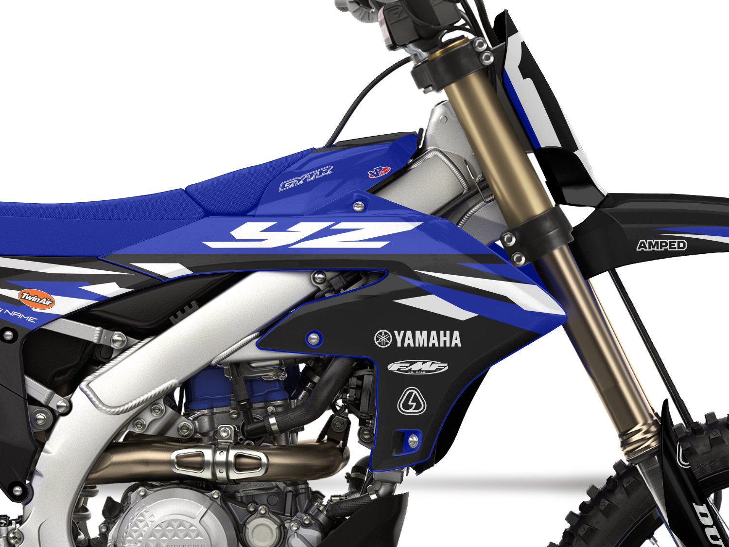 Race Yamaha YZF Graphics - B Close up