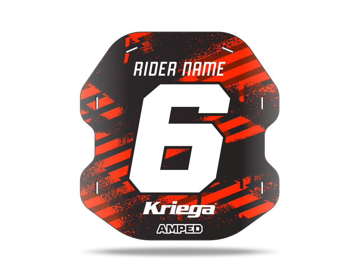 Kriega Hydro Race Graphics - Aftershock Red