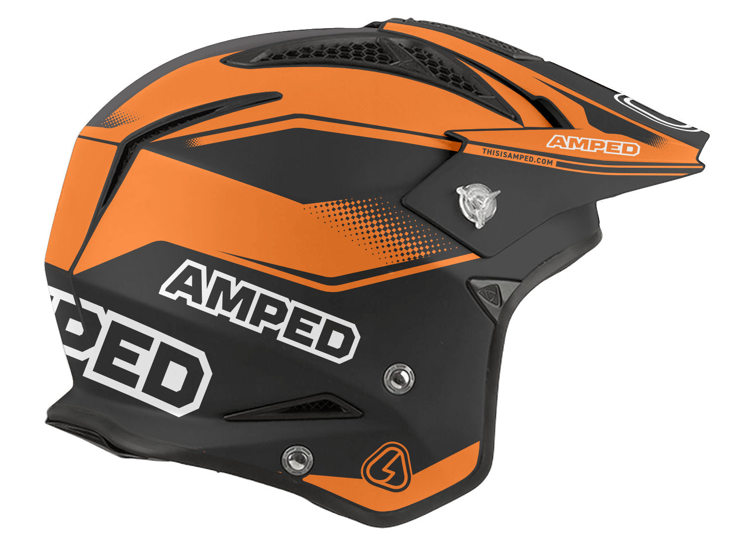 Amped MK2 Airoh Trials Helmet Stickers - O