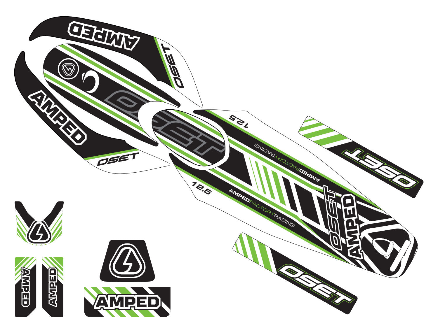 Amped FR 12.5 Oset Trials Graphics G