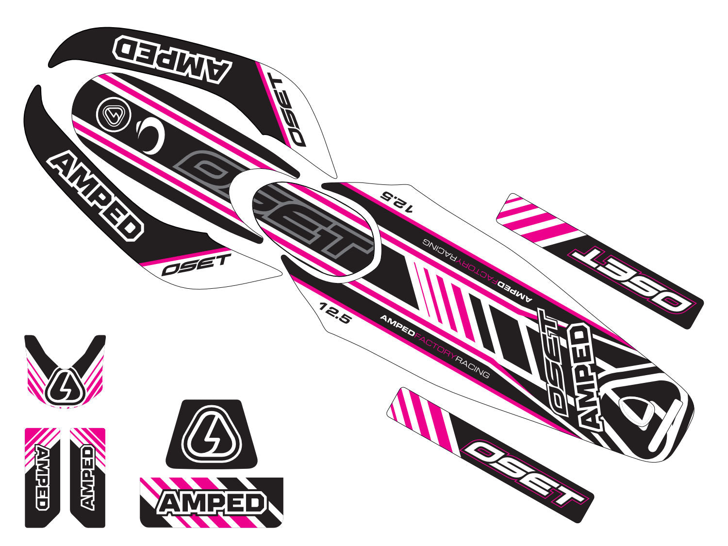 Amped FR 12.5 Oset Trials Graphics P