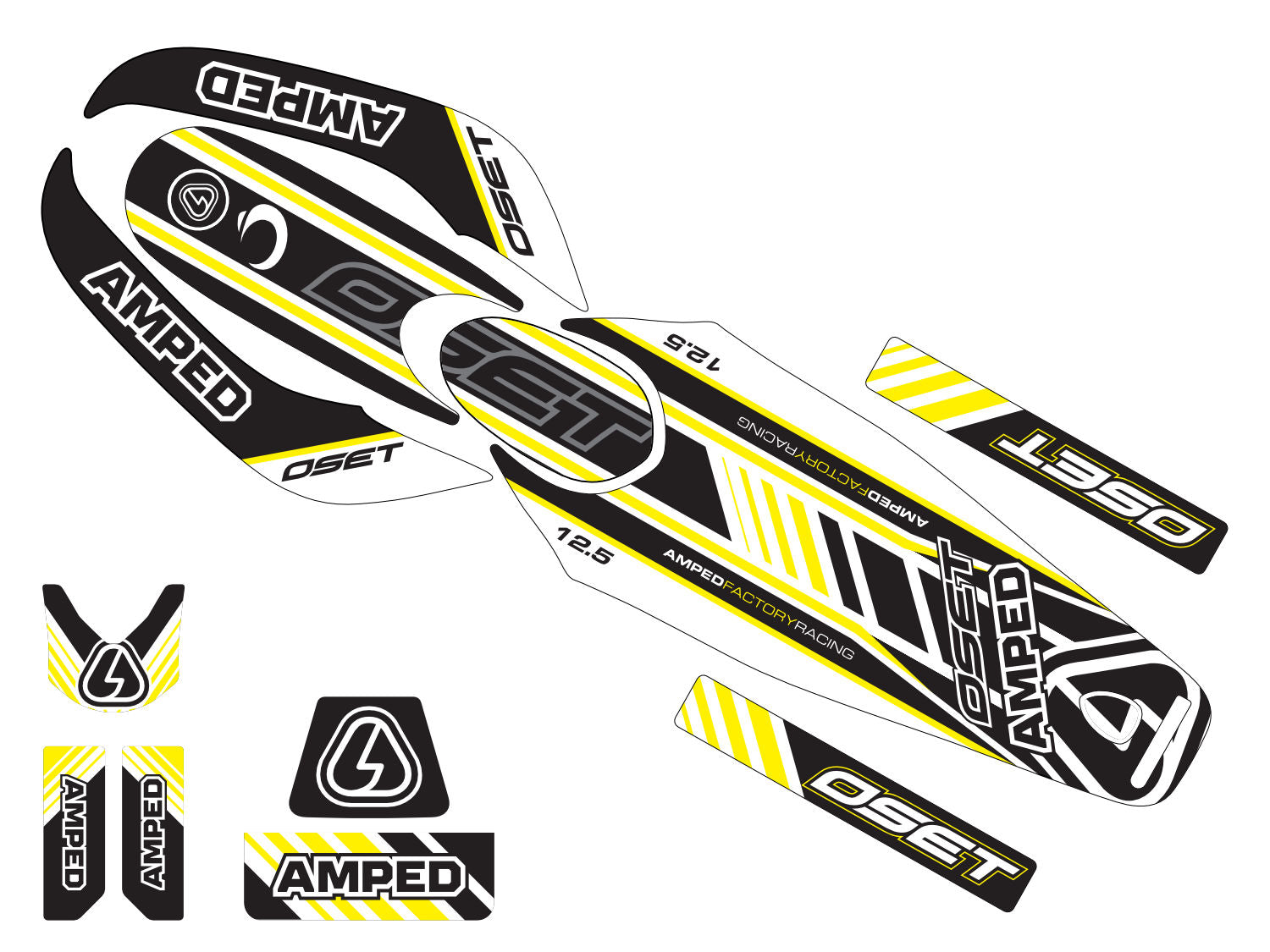 Amped FR 12.5 Oset Trials Graphics Y