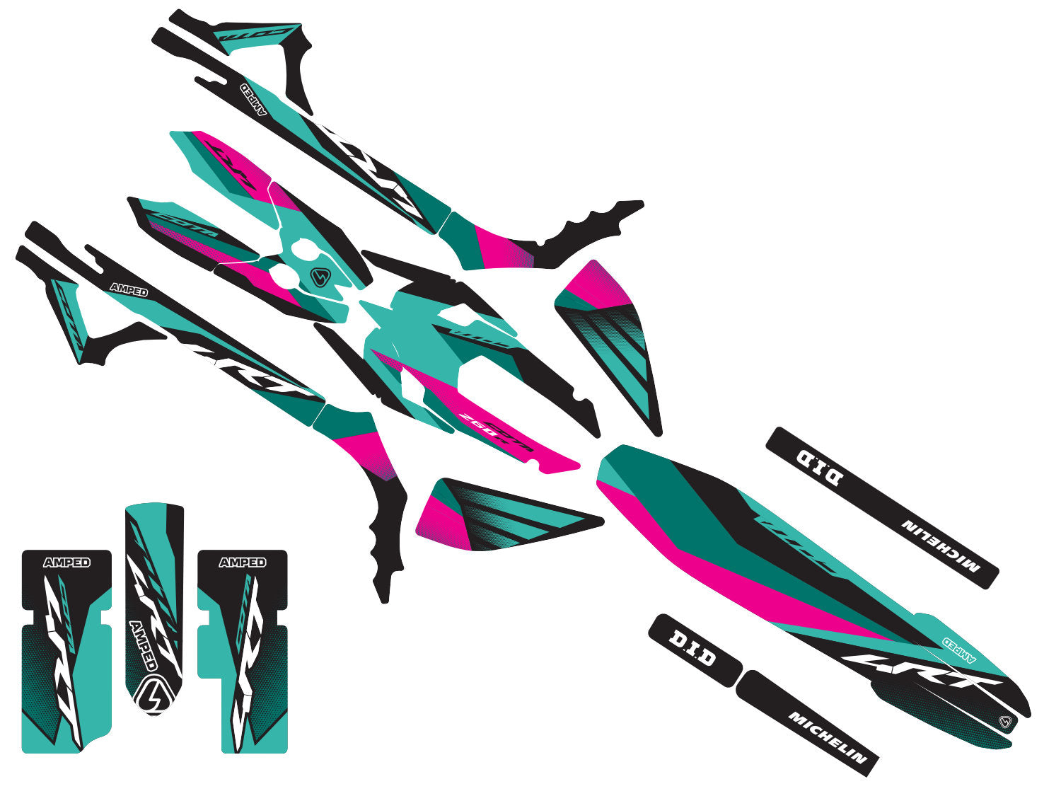 Amped ST1 Montesa 4RT Trials Graphics - TP