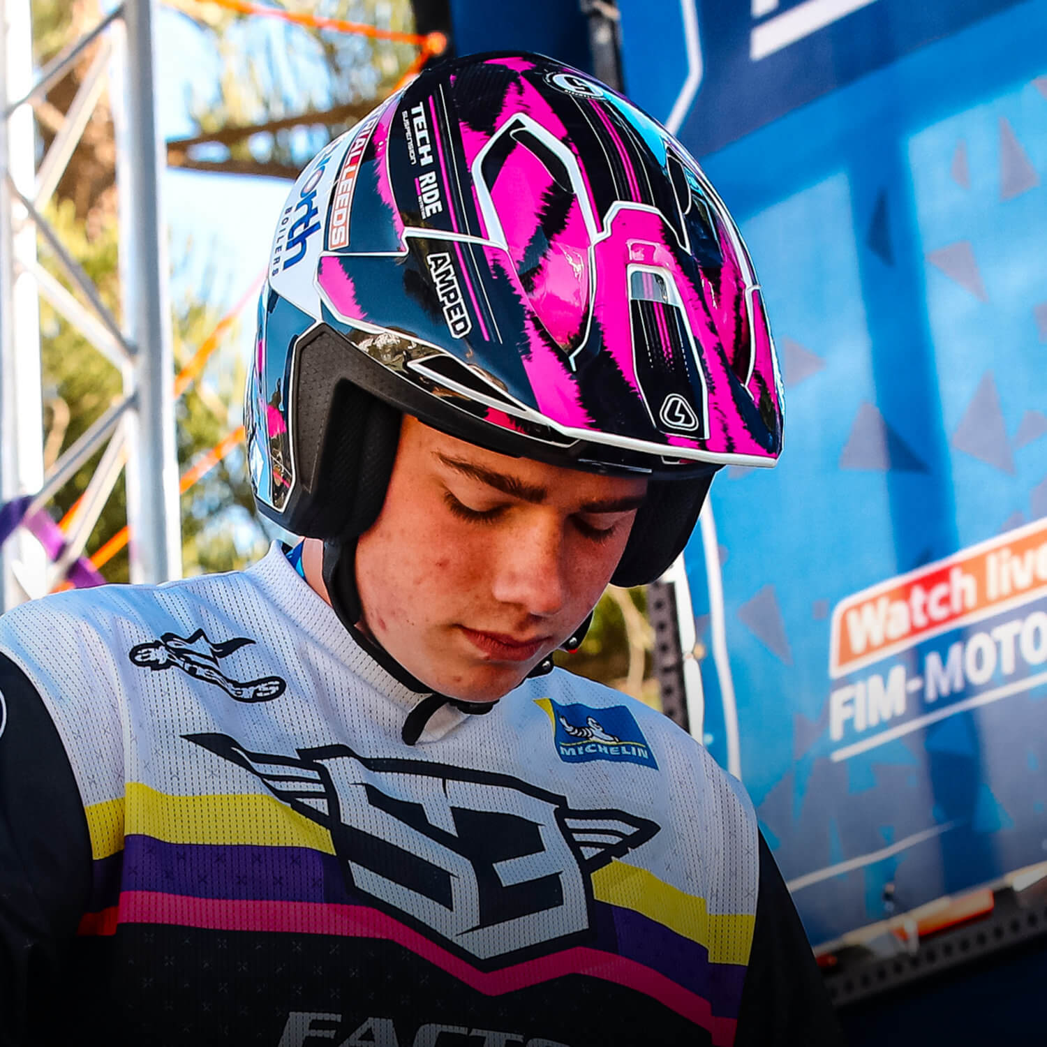 Hebo Trials Helmet Wraps by Amped
