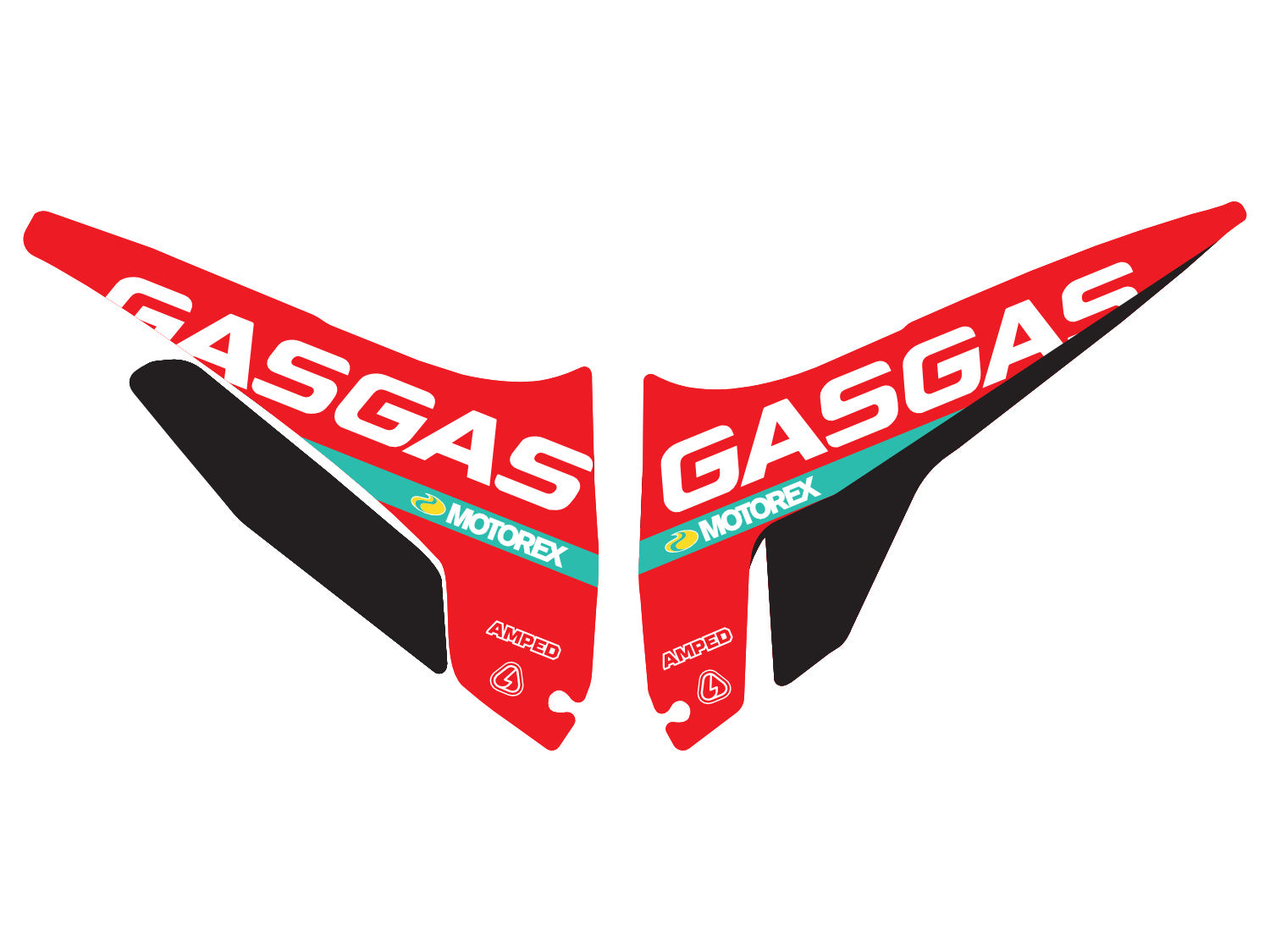 GasGas TXT GG Red Airbox Stickers