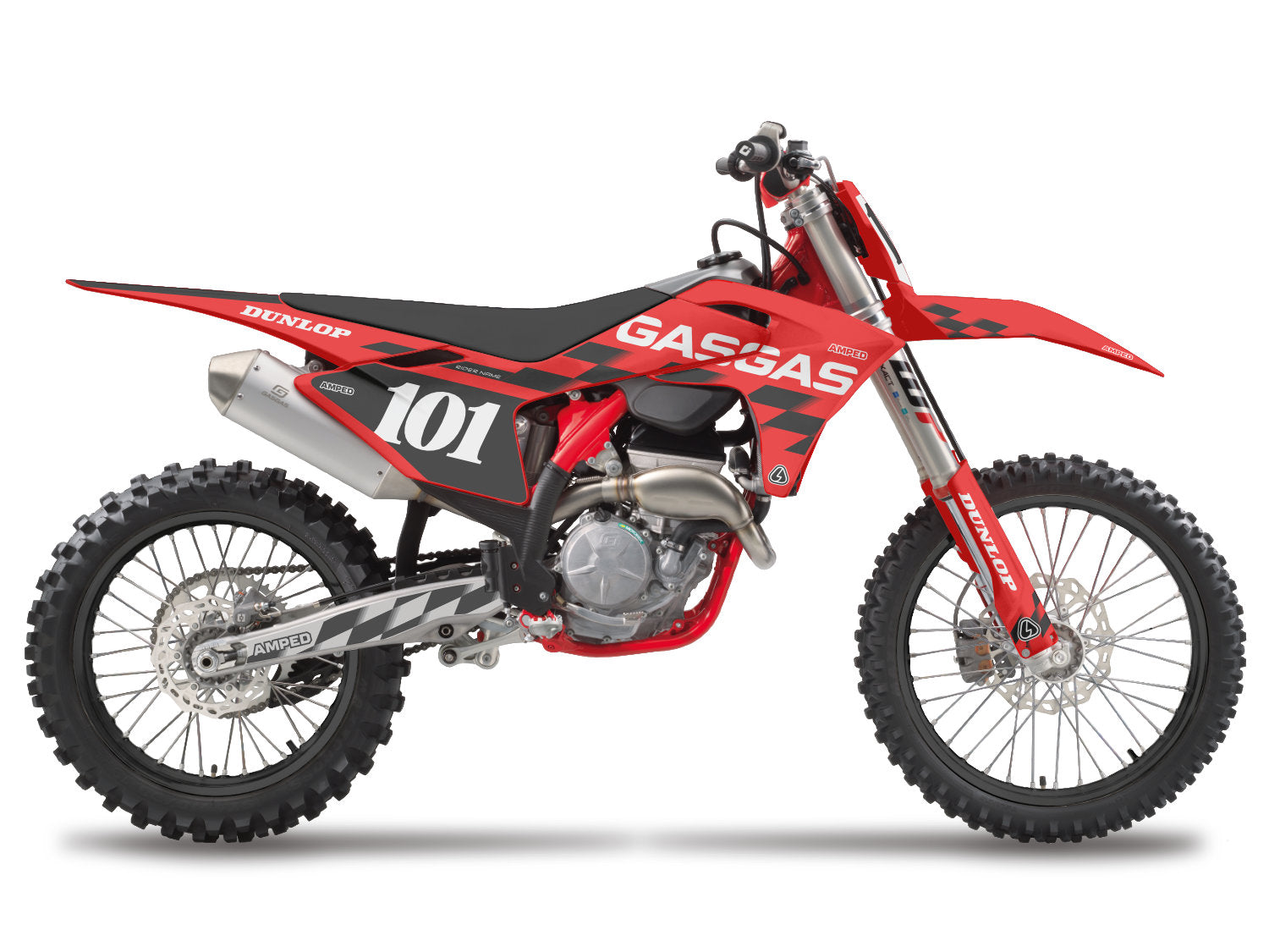 Checkers GasGas MC Graphics - RB