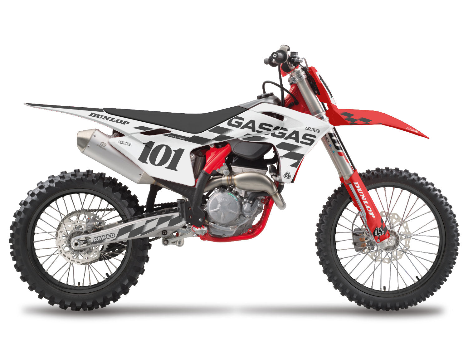 Checkers GasGas MC Graphics - WB