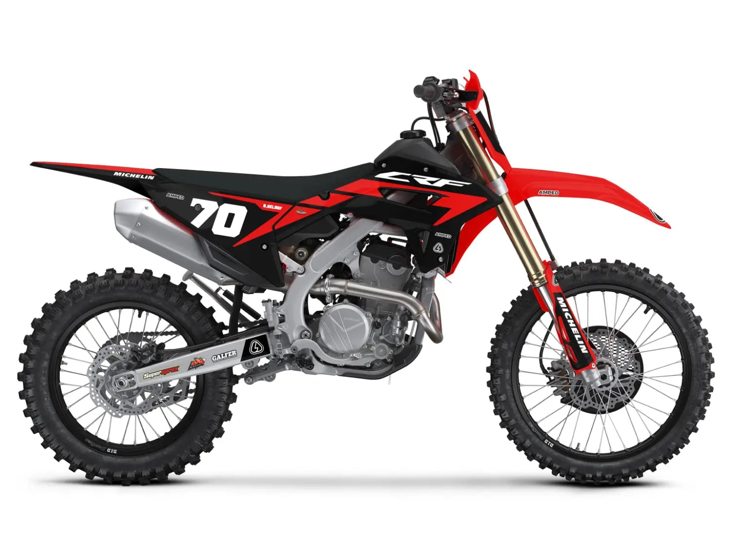 Block Honda CRF/CRX Graphics - BR - Amped