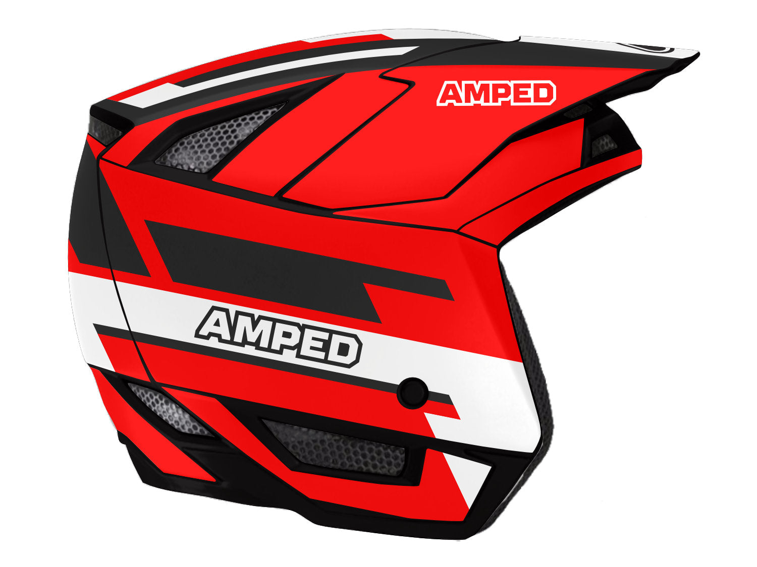 Jitsie HT3 Helmet Wrap in Red, White and Black