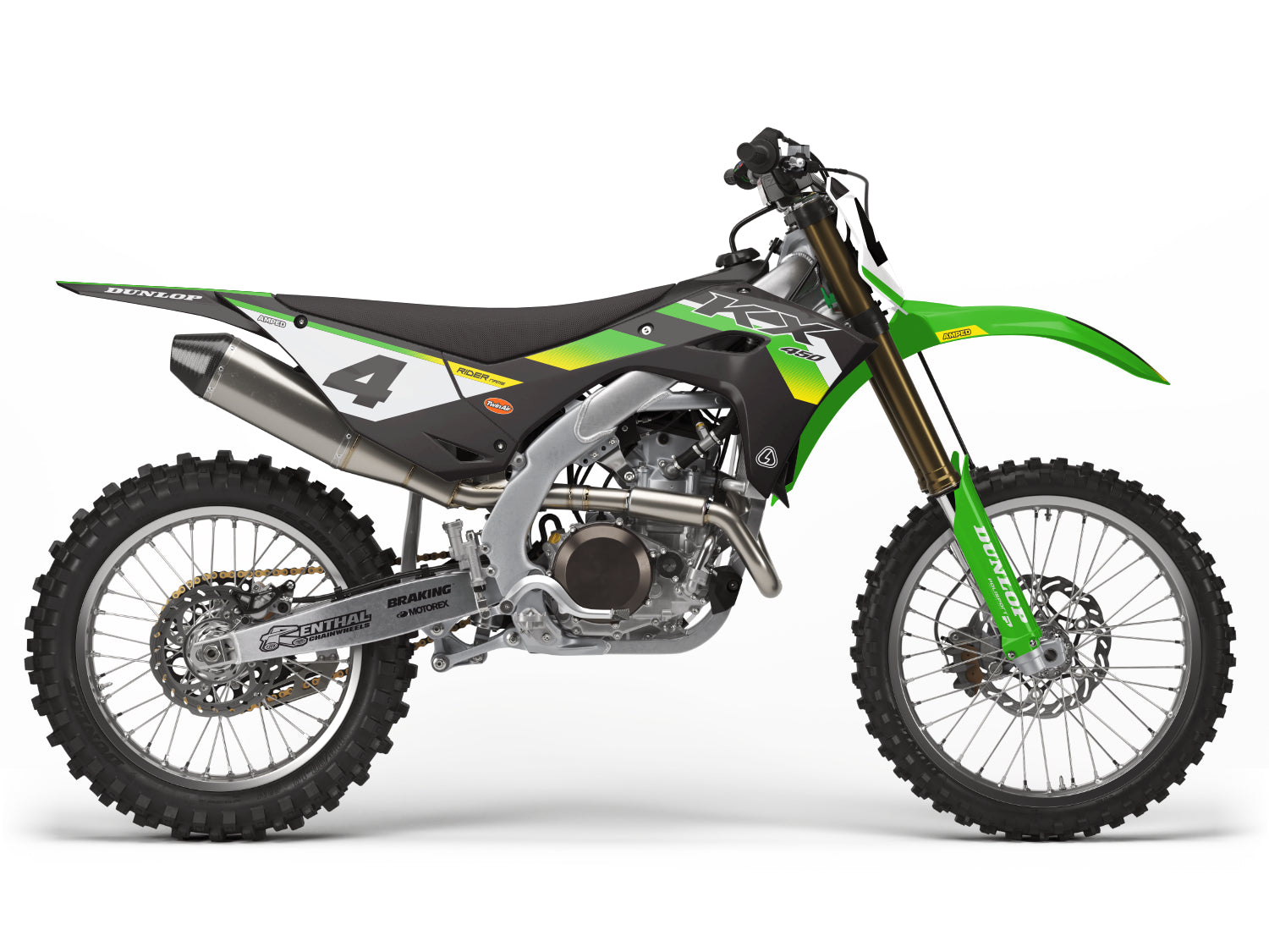 Works Kawasaki KX-F Graphics - B