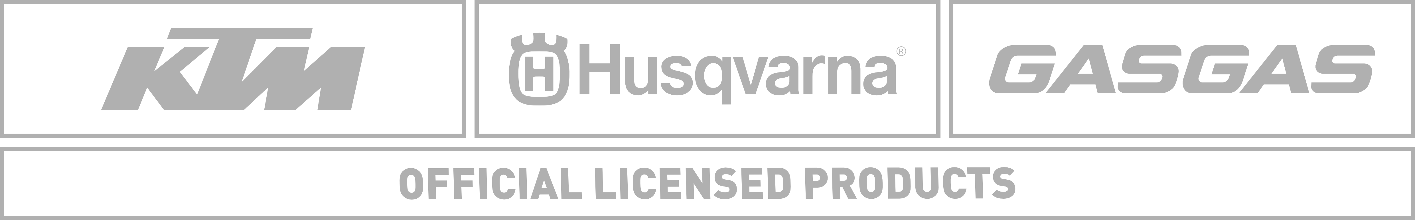 Official Licensed Products of KTM, Husqvarna and GasGas