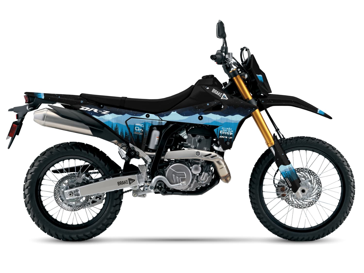 Wilderness Suzuki DR-Z400 Graphics - Blue