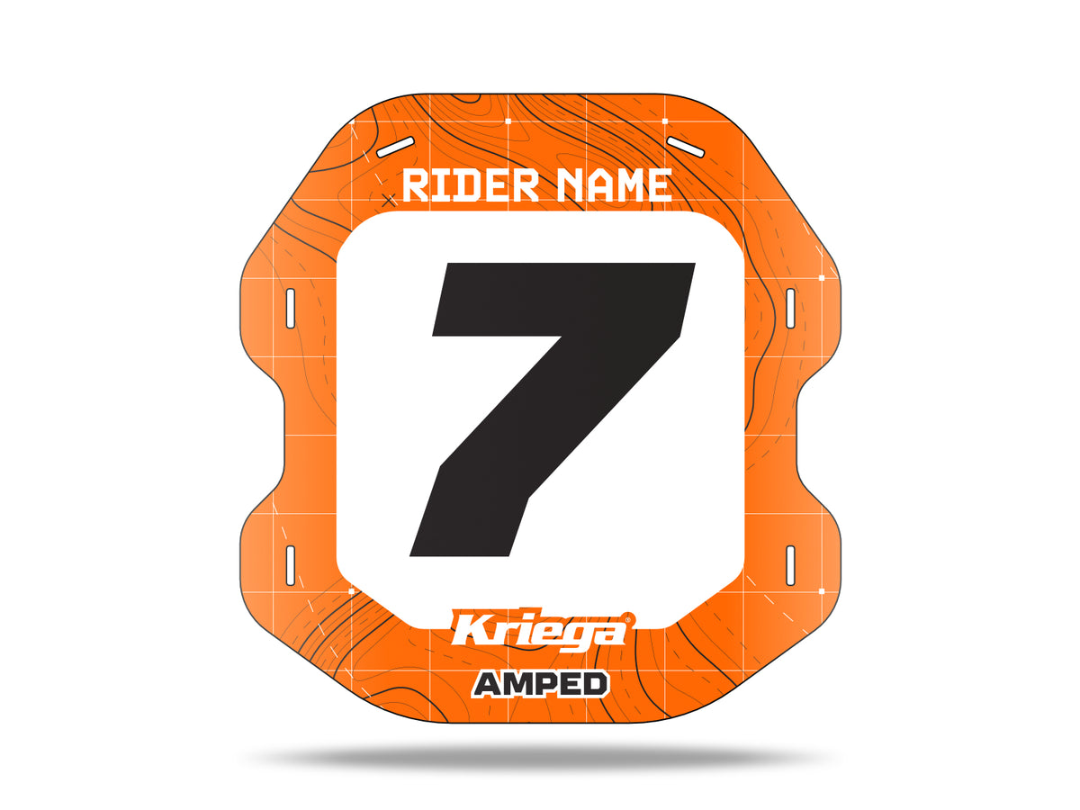 Kriega Hydro Race Graphics - Topo Orange