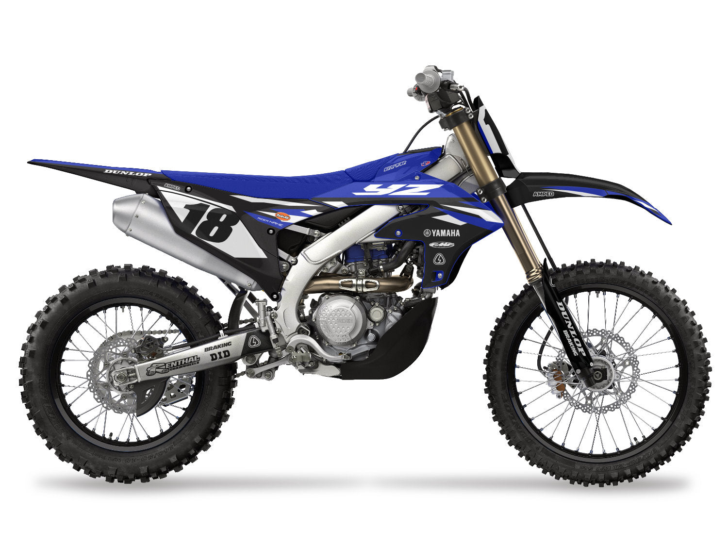 Race Yamaha YZF Graphics - B