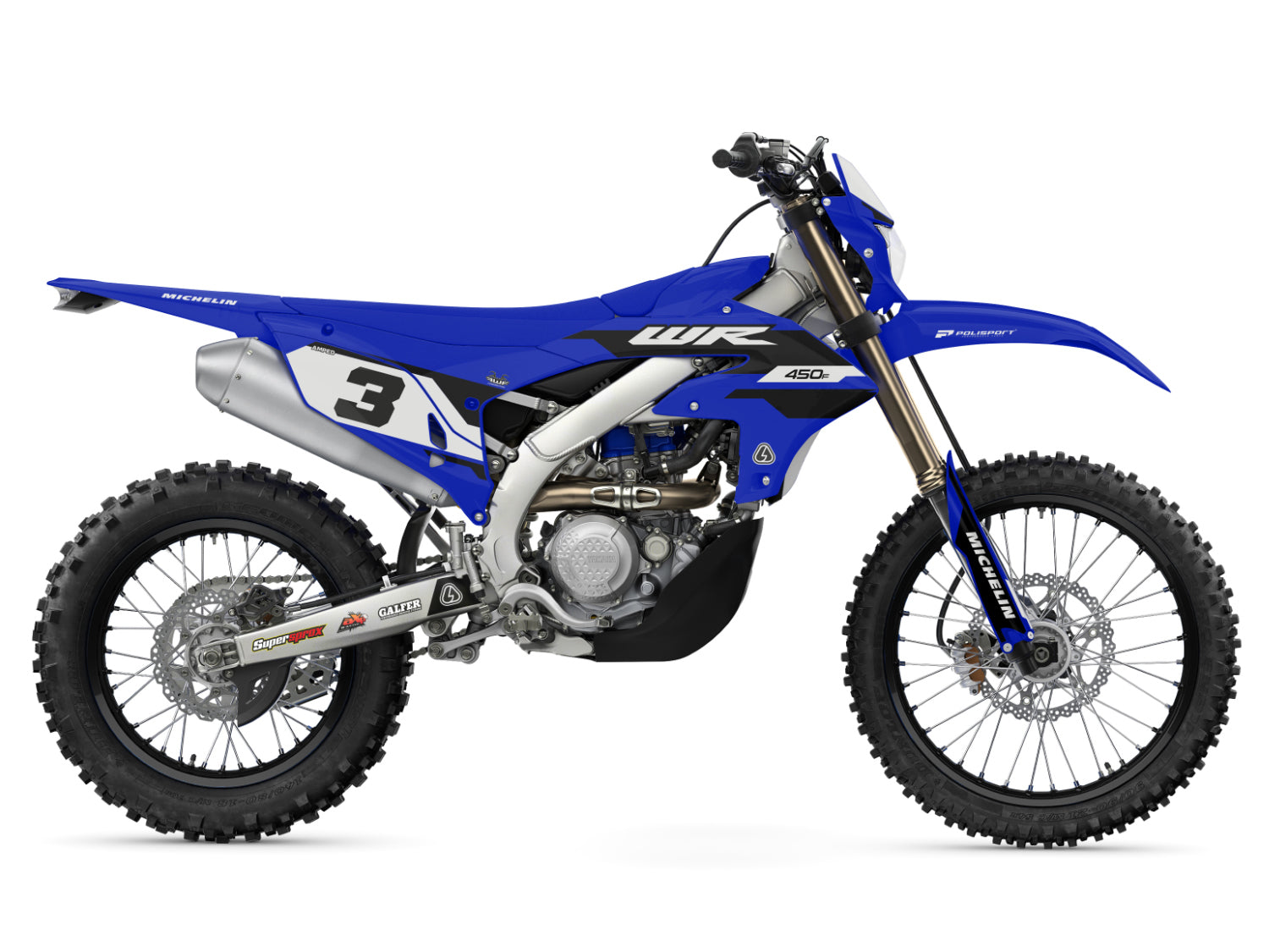 Works Yamaha WRF Graphics - BBlk