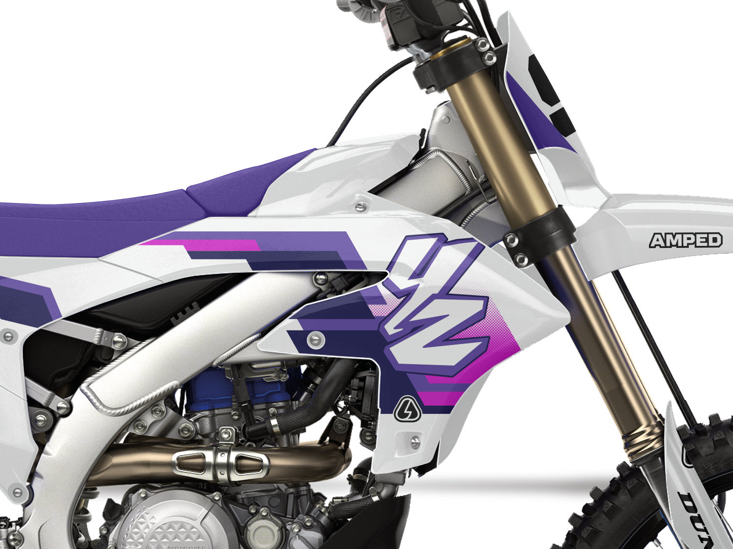 Nineties Yamaha YZF Graphics - W Close Up
